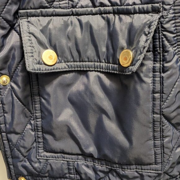 And eawy Quilted Blue Jacket- Size Small - Picture 4 of 10